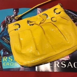 Claire’s Faux Alligator Skin Crossbody Purse